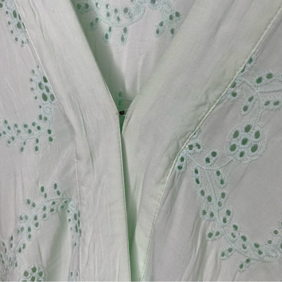 YOUNG FABULOUS & BROKE Mint Geneva Eyelet Top - Picture 7 of 10